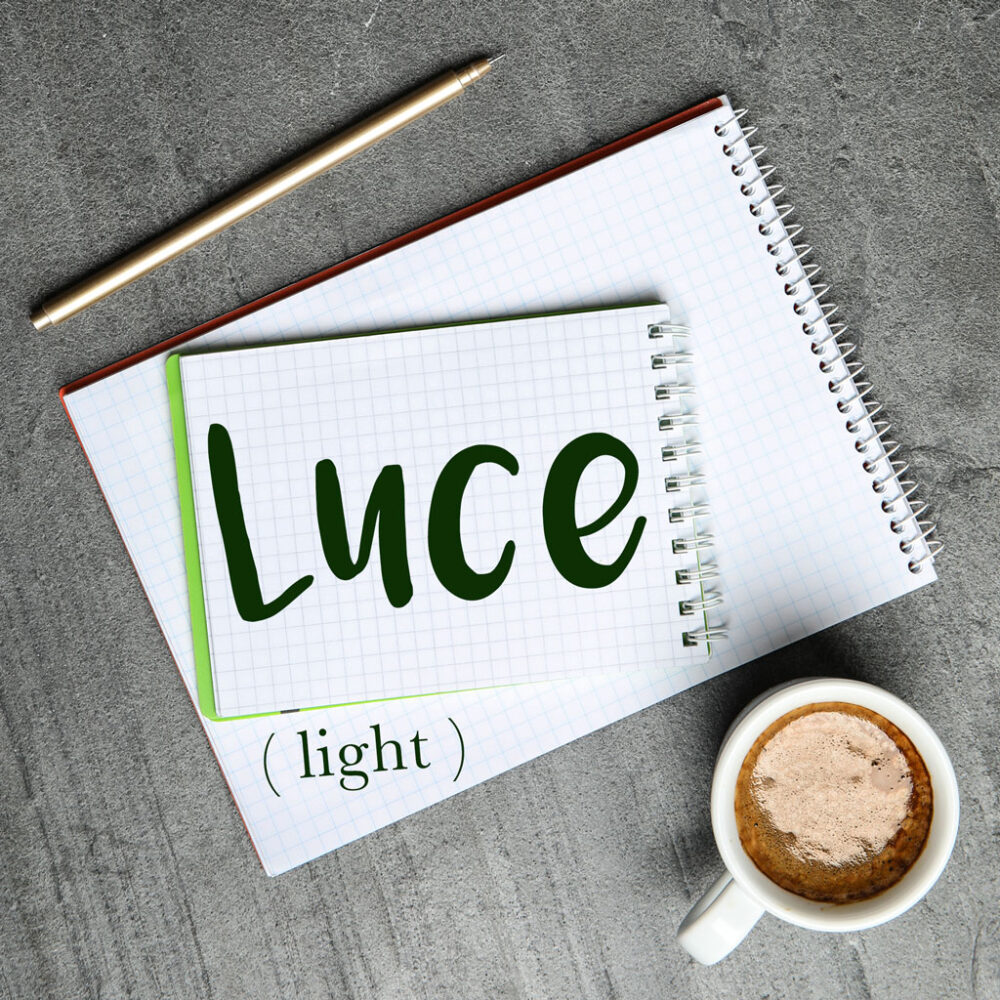 Menu Di Natale Light.Italian Word Of The Day Luce Light Daily Italian Words