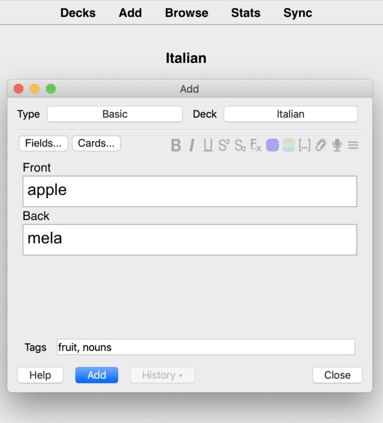 How to Use Anki Flashcards to Learn Italian Quickly - Daily Italian Words