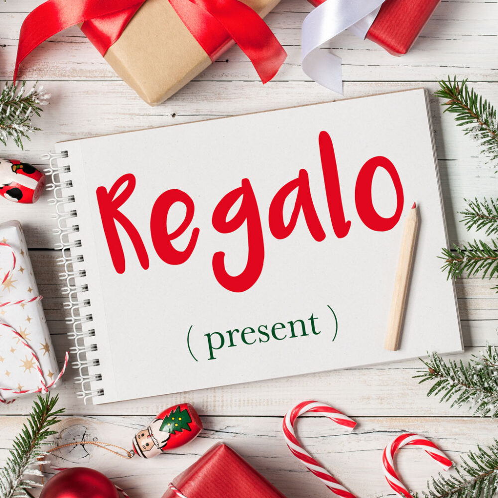 Biglietti Di Natale Word.Italian Word Of The Day Regalo Present Daily Italian Words