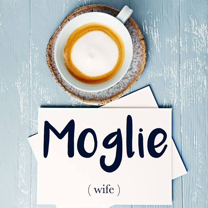 Italian Word of the Day: Moglie (wife) - Daily Italian Words