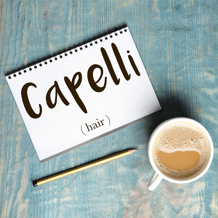 Italian Word of the Day: Capelli (hair) - Daily Italian Words