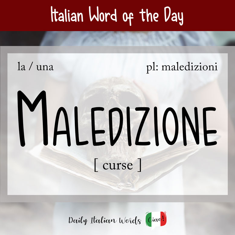 Italian word for 'curse'