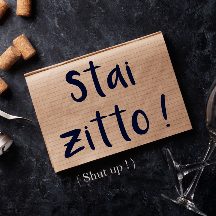  Statazit Italian Slang English Meaning Shut Up Be Quiet Gift  Raglan Baseball Tee : Clothing, Shoes & Jewelry