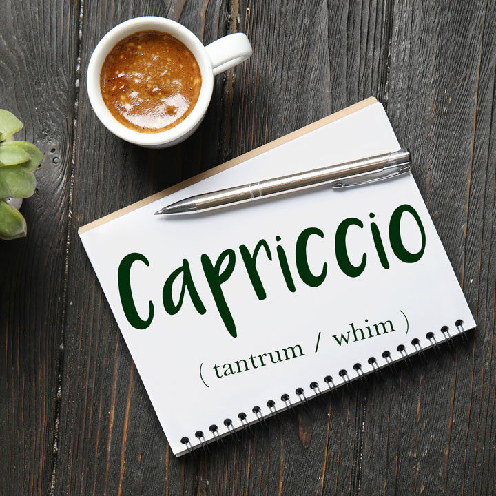 Italian Word of the Day Capriccio (tantrum / whim) LaptrinhX / News