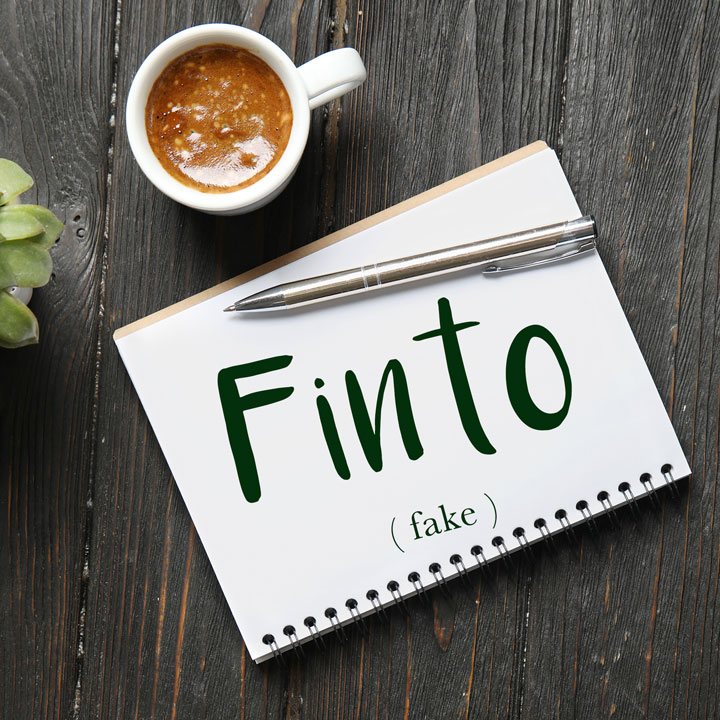 Italian Word of the Day: Finto (fake) - Daily Italian Words