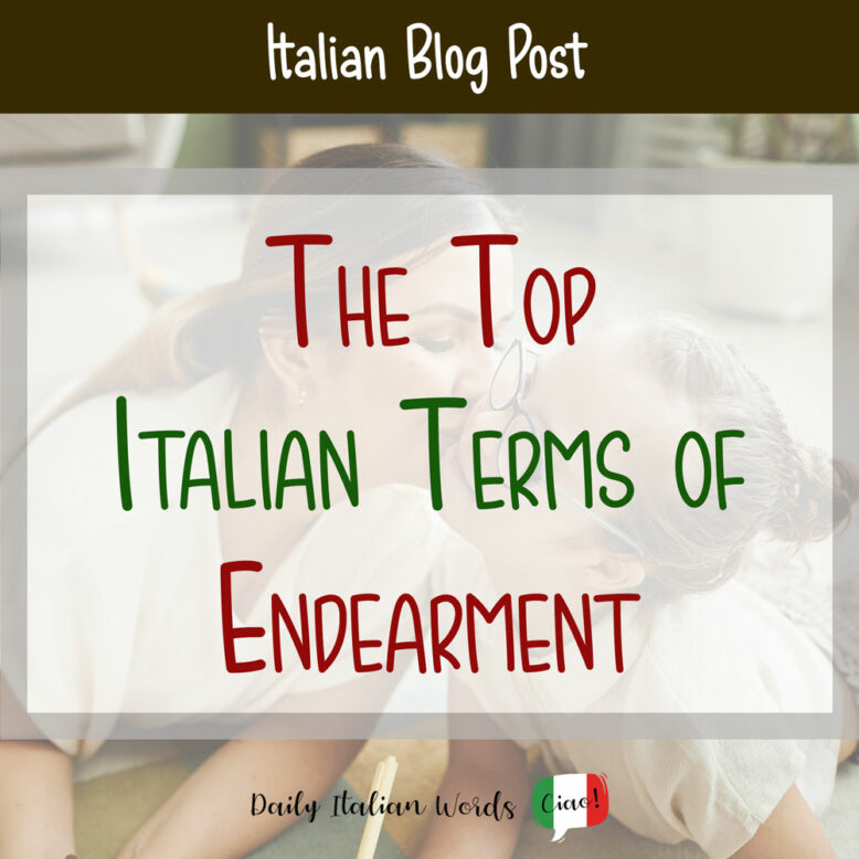 terms of endearment in italian