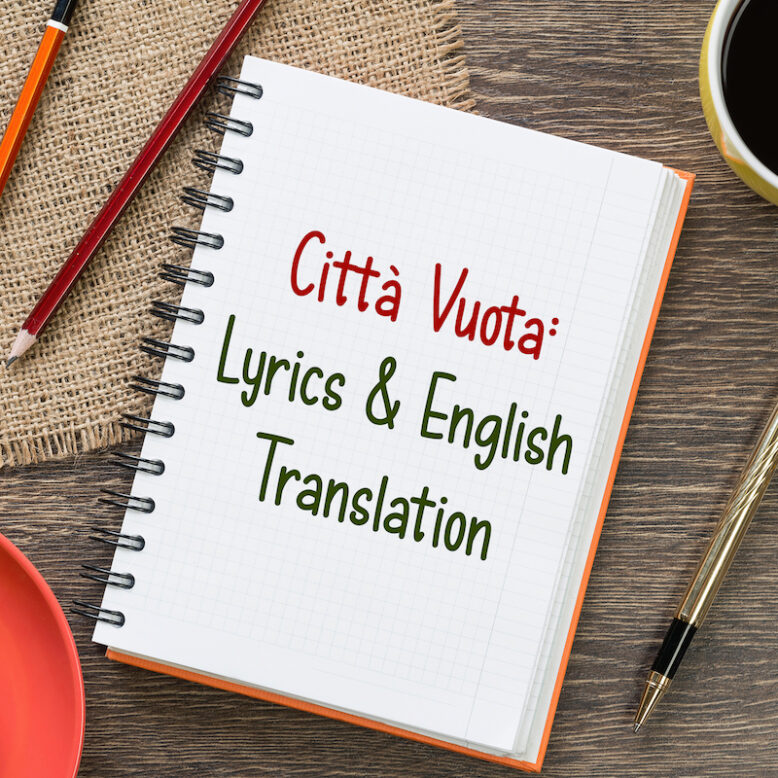 Città Vuota: Lyrics & English Translation
