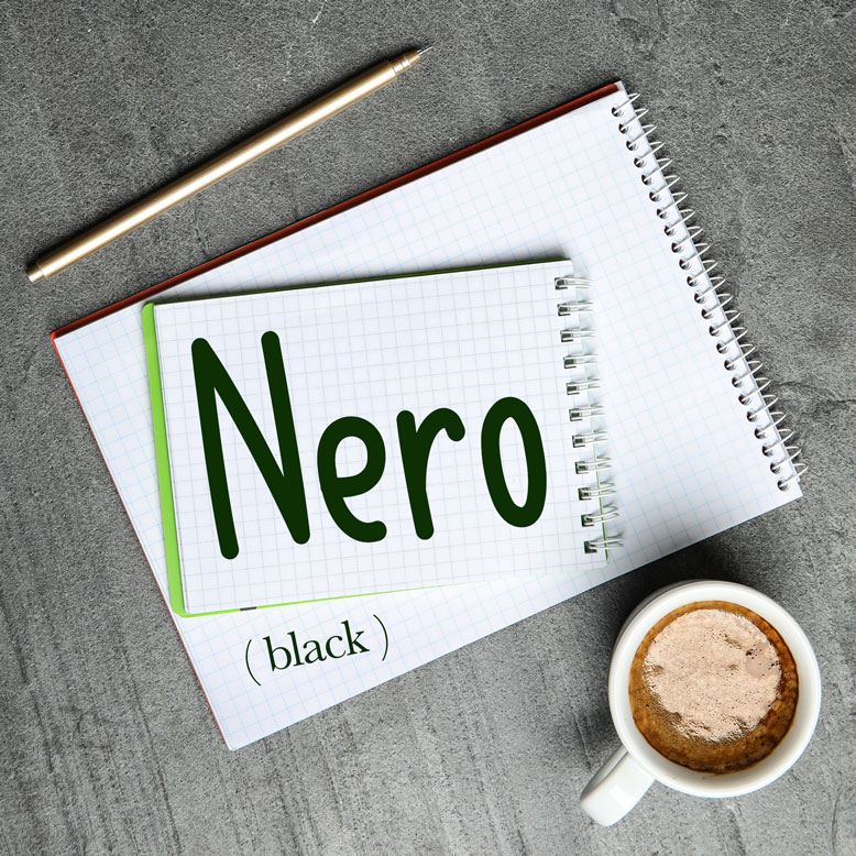Italian Word of the Day: Nero (black) - Daily Italian Words
