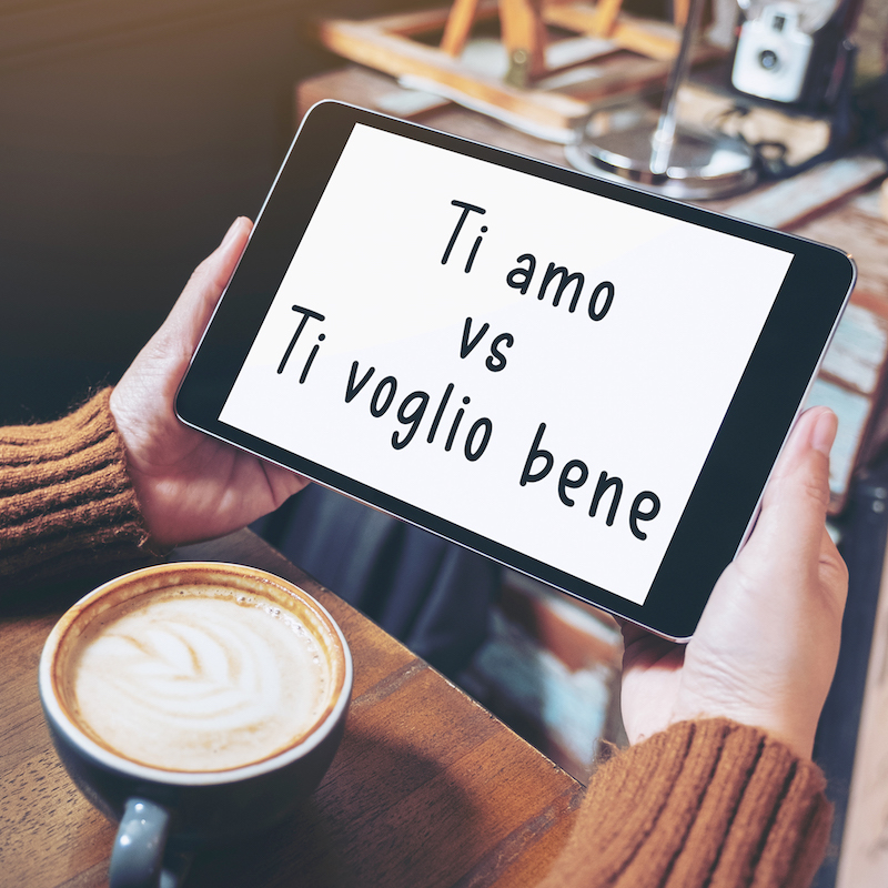 Italian Lesson 6  The difference between TI AMO and TI VOGLIO BENE 