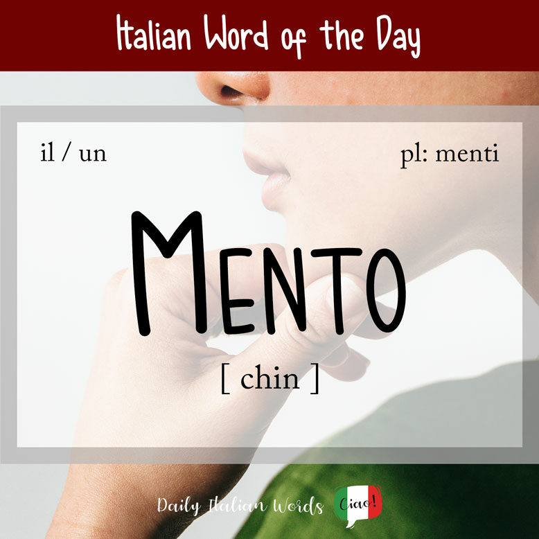 cover image with the word “mento” and a woman holding her chin in the background