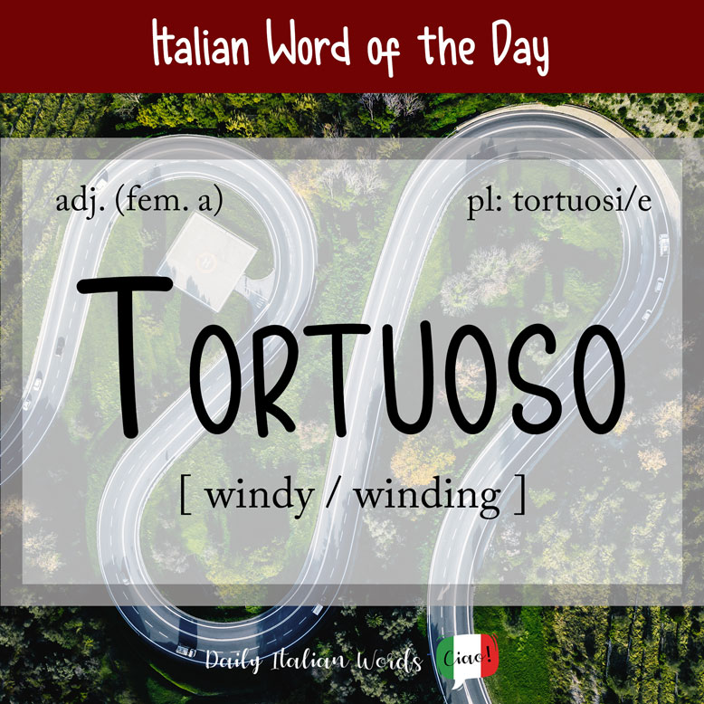 cover image with the word “tortuoso” and a windy road in the background