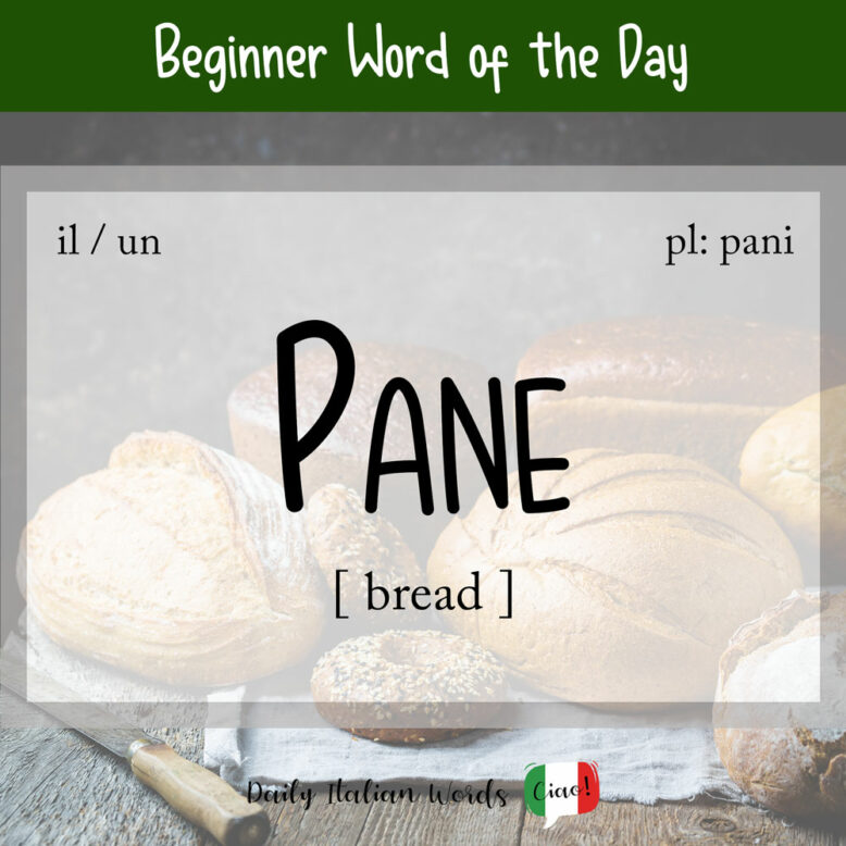 the italian word for bread