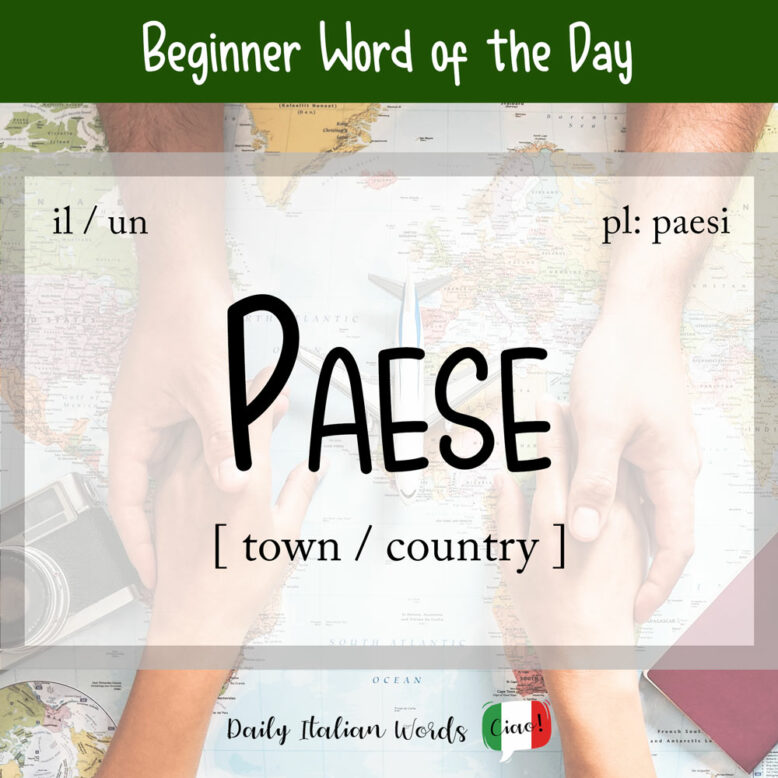 italian word for country