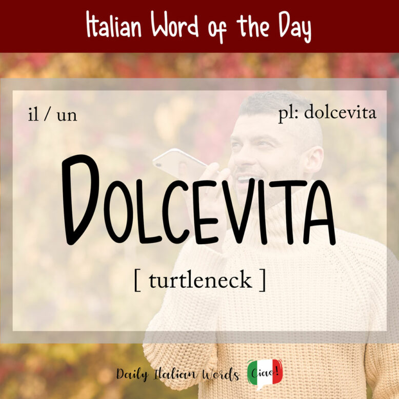 italian word for turtleneck