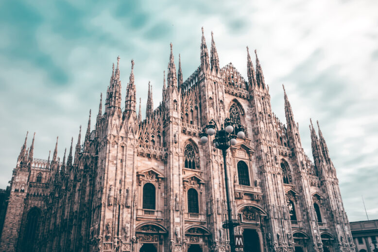 Milan Cathedral, Duomo di Milano, Italy, one of the largest churches in the world