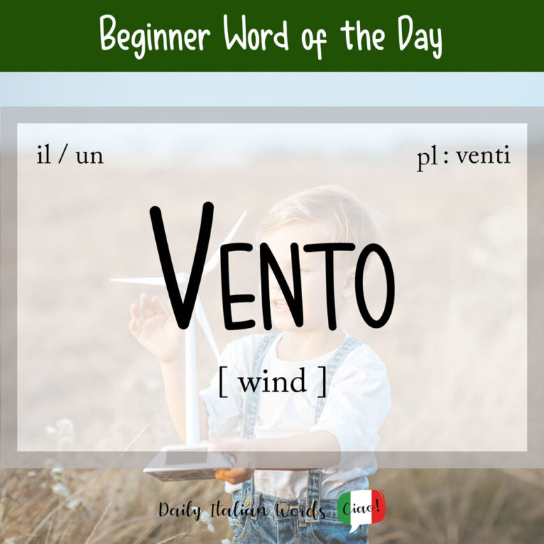 italian word for wind
