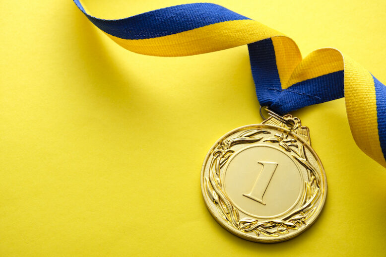 Gold medallion for the winner