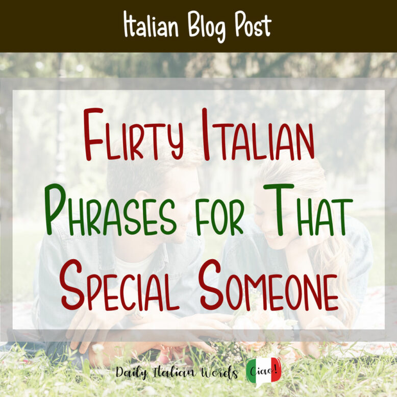 flirty italian phrases