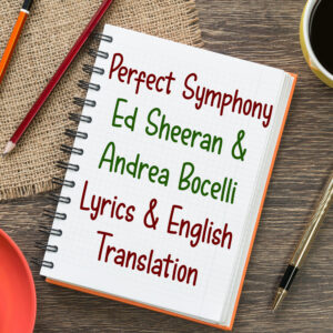 ED SHEERAN PERFECT LYRICS ITALIAN visual data 2