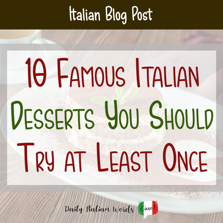 famous italian desserts
