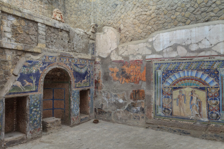 Wall Mosaic of Neptune and Amphitrite from Herculaneum