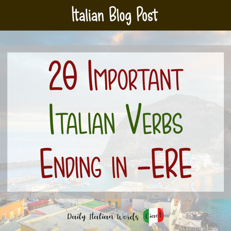 the-20-most-important-italian-verbs-ending-in-ere-daily-italian-words