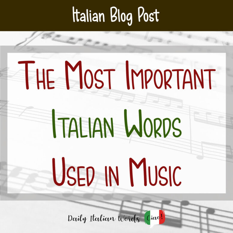 italian words used in music