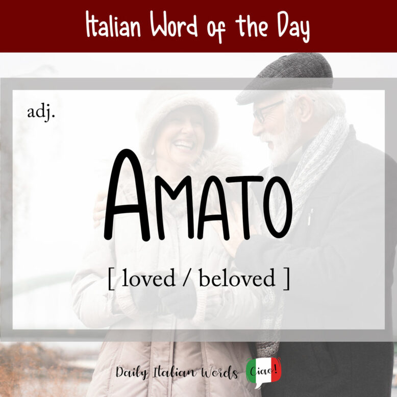 italian word for beloved