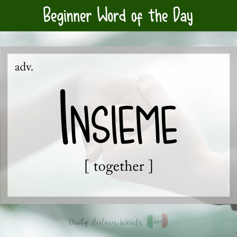 italian word for together