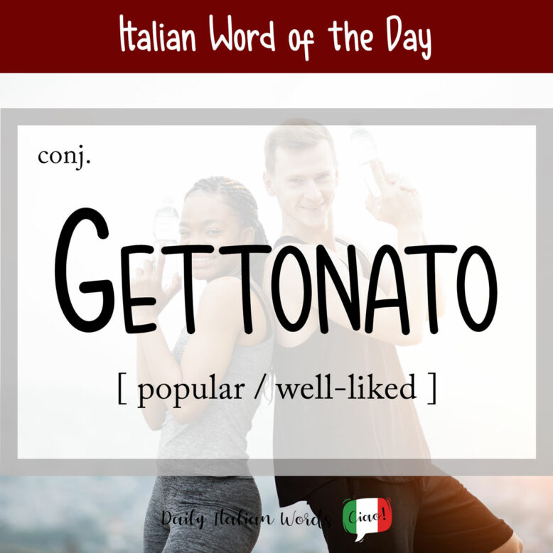 italian word gettonato
