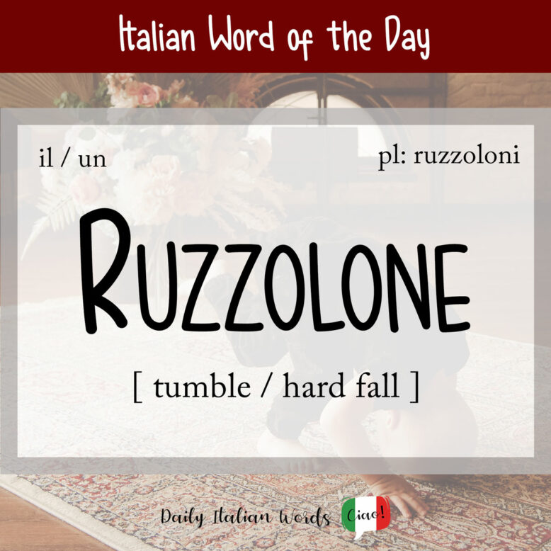 italian word ruzzolone