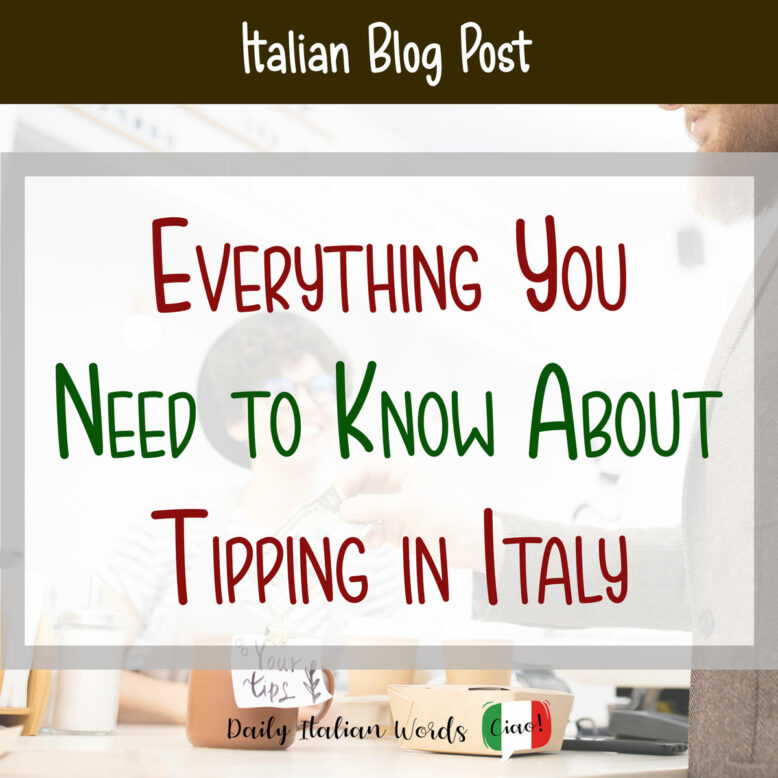 tipping in italy