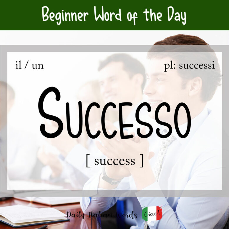 italian word for success