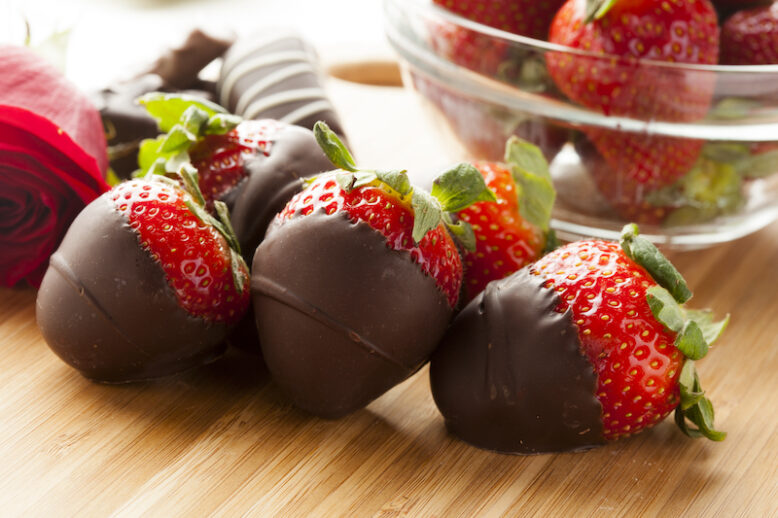 Gourmet Chocolate Covered Strawberries for Valentine's Day