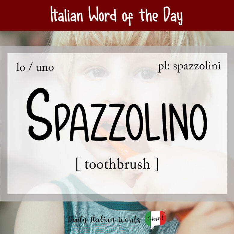 italian word for toothbrush