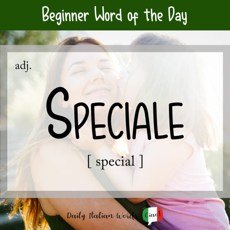 italian word for special