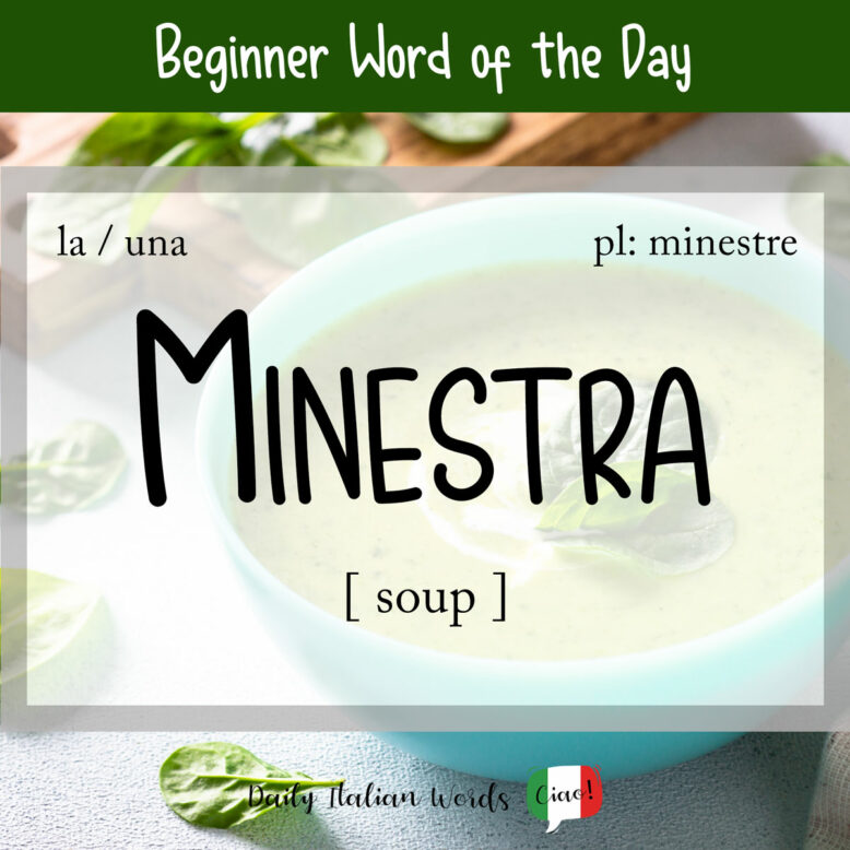 Italian word for soup