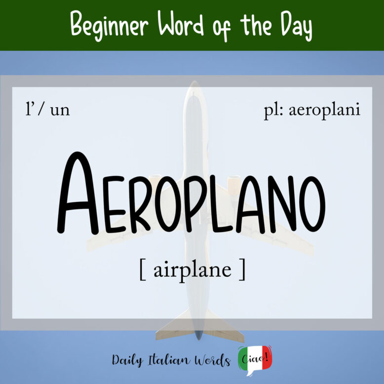 aeroplano