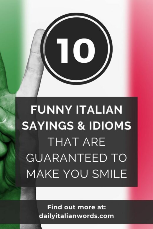funny italian sayings and idioms