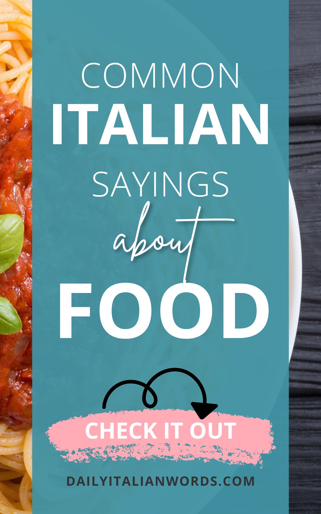 common italian sayings about food