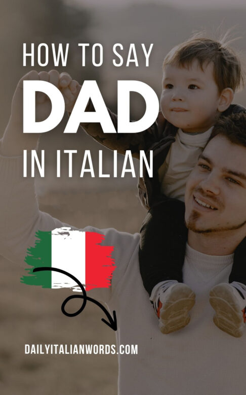 how to say dad in italian