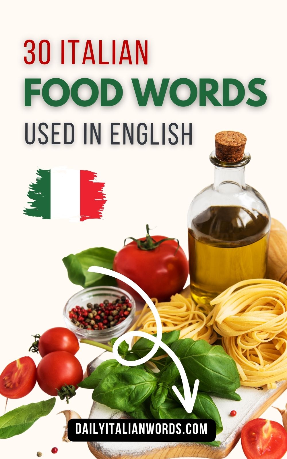 30 italian food words used in english