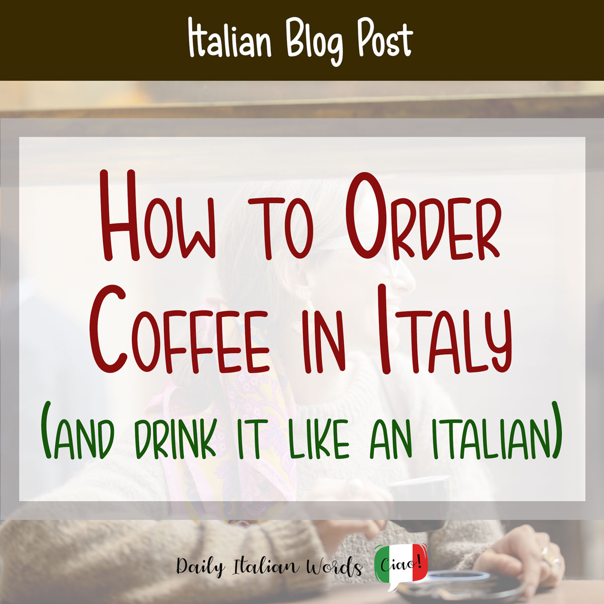Learn how to order a espresso in Italy (and easy methods to drink it like a real Italian)