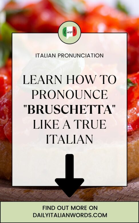 how to pronounce bruschetta in italian