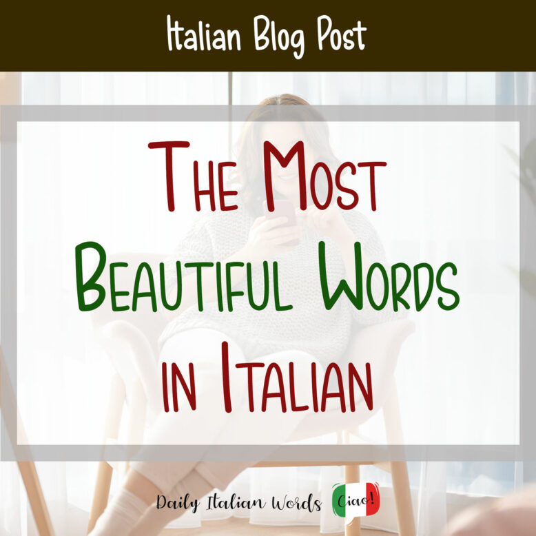 the most beautiful words in italian