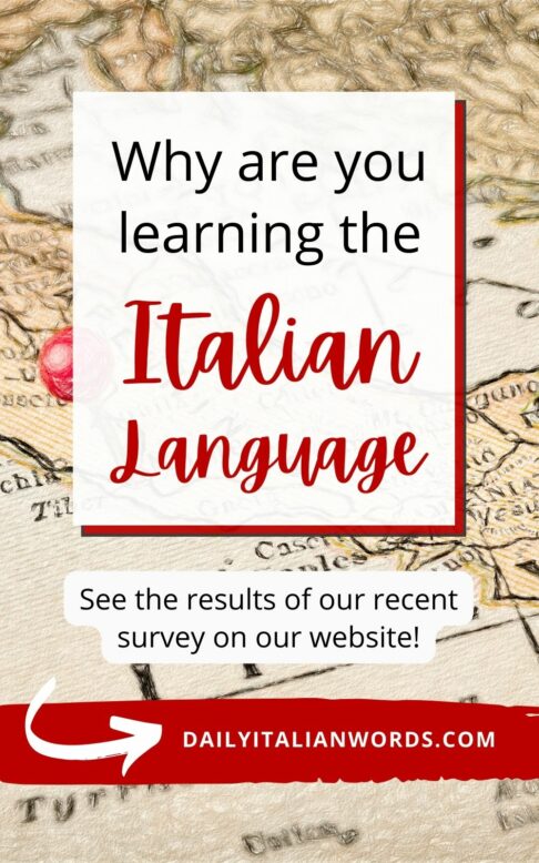 why are you learning italian