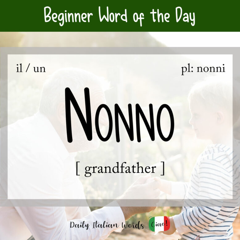 italian word nonno