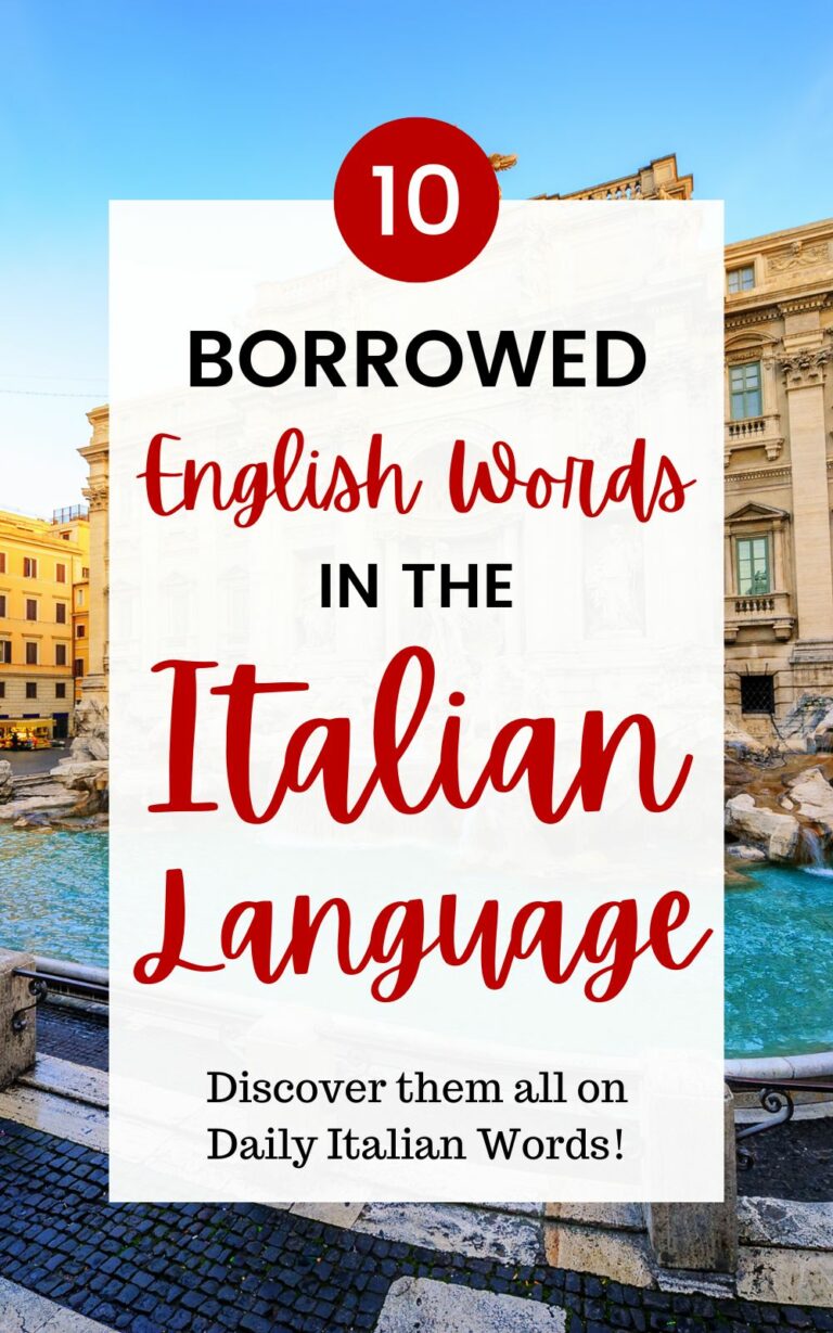 10 Borrowed English Words in the Italian Language - Daily Italian Words