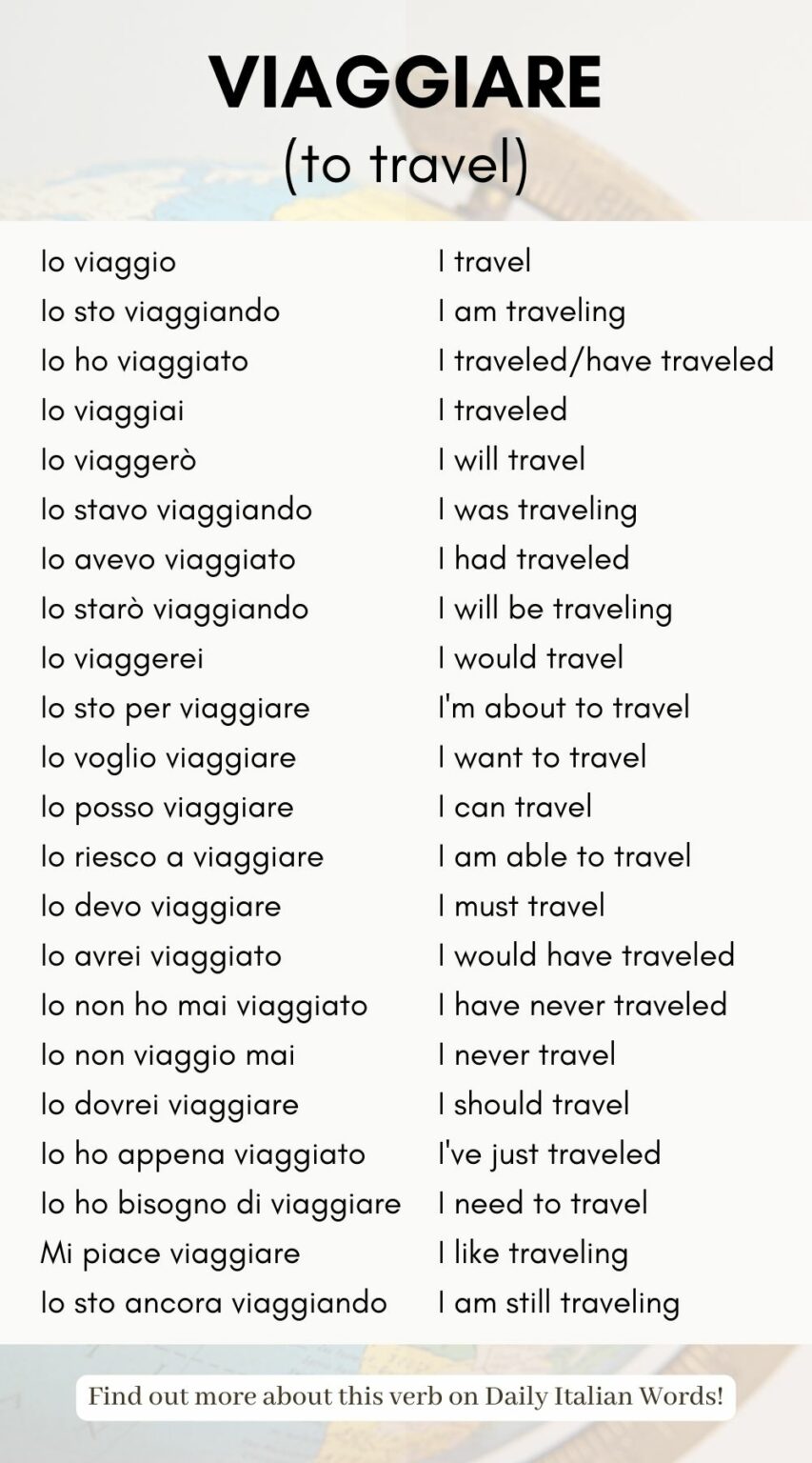 to travel by traduzione