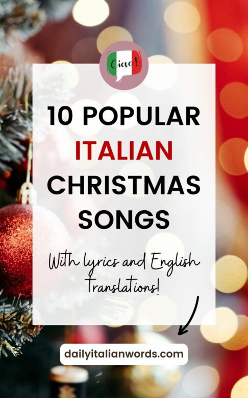 Jingle Bells in Italian - Lyrics and English Translation (Din Don Dan) -  Daily Italian Words